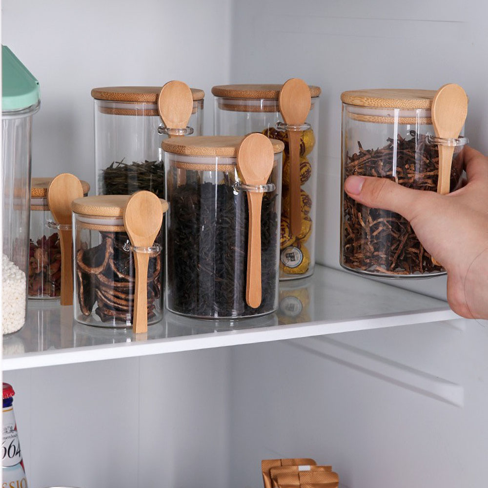 Meal Prep Jar - Airtight Food Storage Plastic Containers Canister