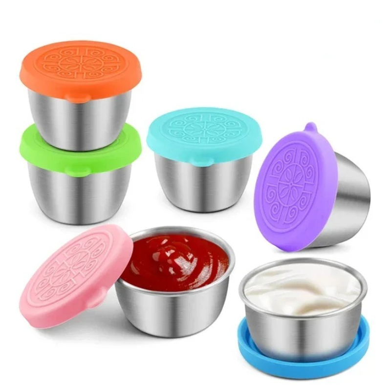 Sauce Dipping Cup - 6PC/Set 304 Stainless Steel Dipping Sauce