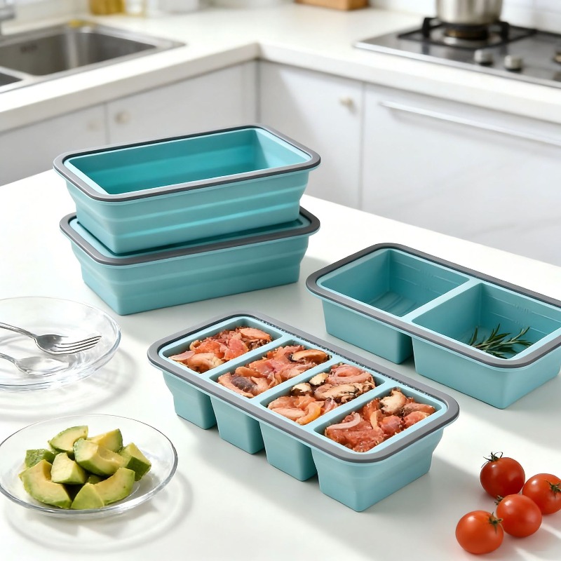 Meal Prep Soup - Silicone Freezer Tray for Soup Ice