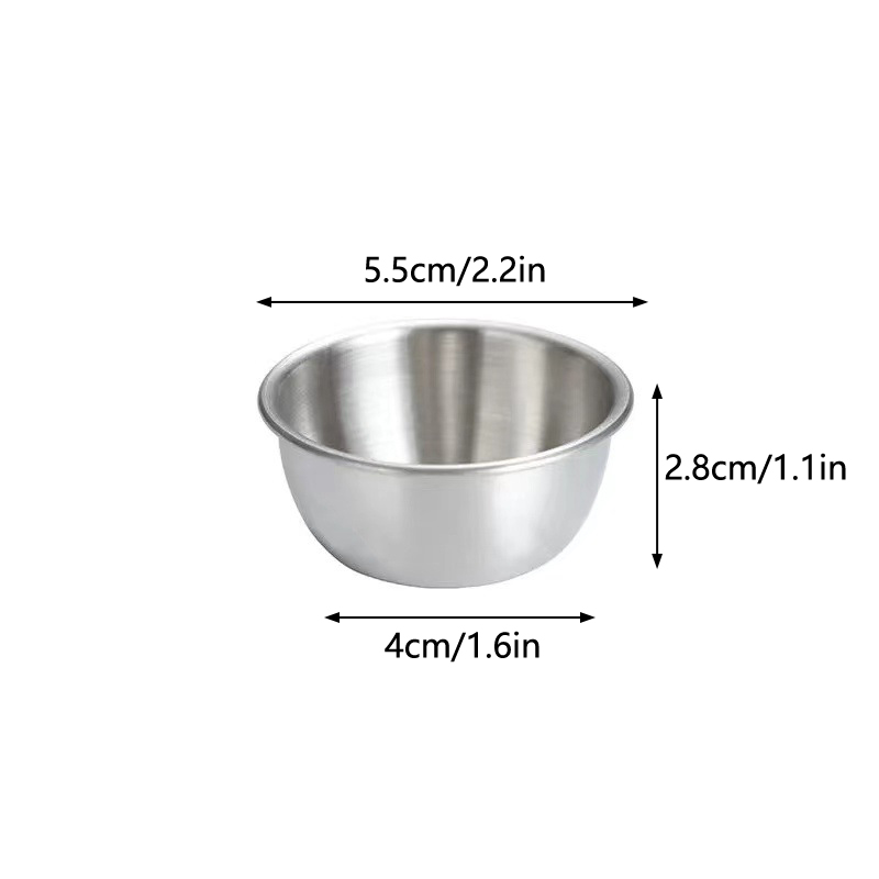 Sauce Dipping Cup - △ 304 Stainless Steel Small Seasoning