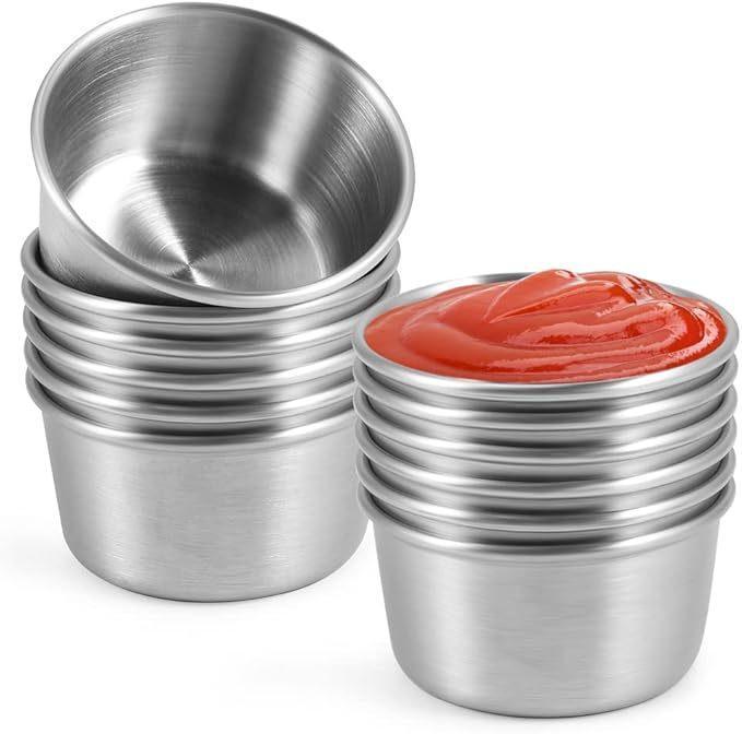 Sauce Dipping Cup - Stainless Steel Sauce Cups Mini Dipping