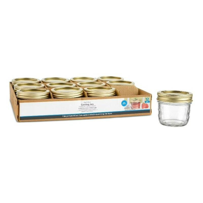 Meal Prep Jar - 8 oz Mason Jars, Wide Mouth
