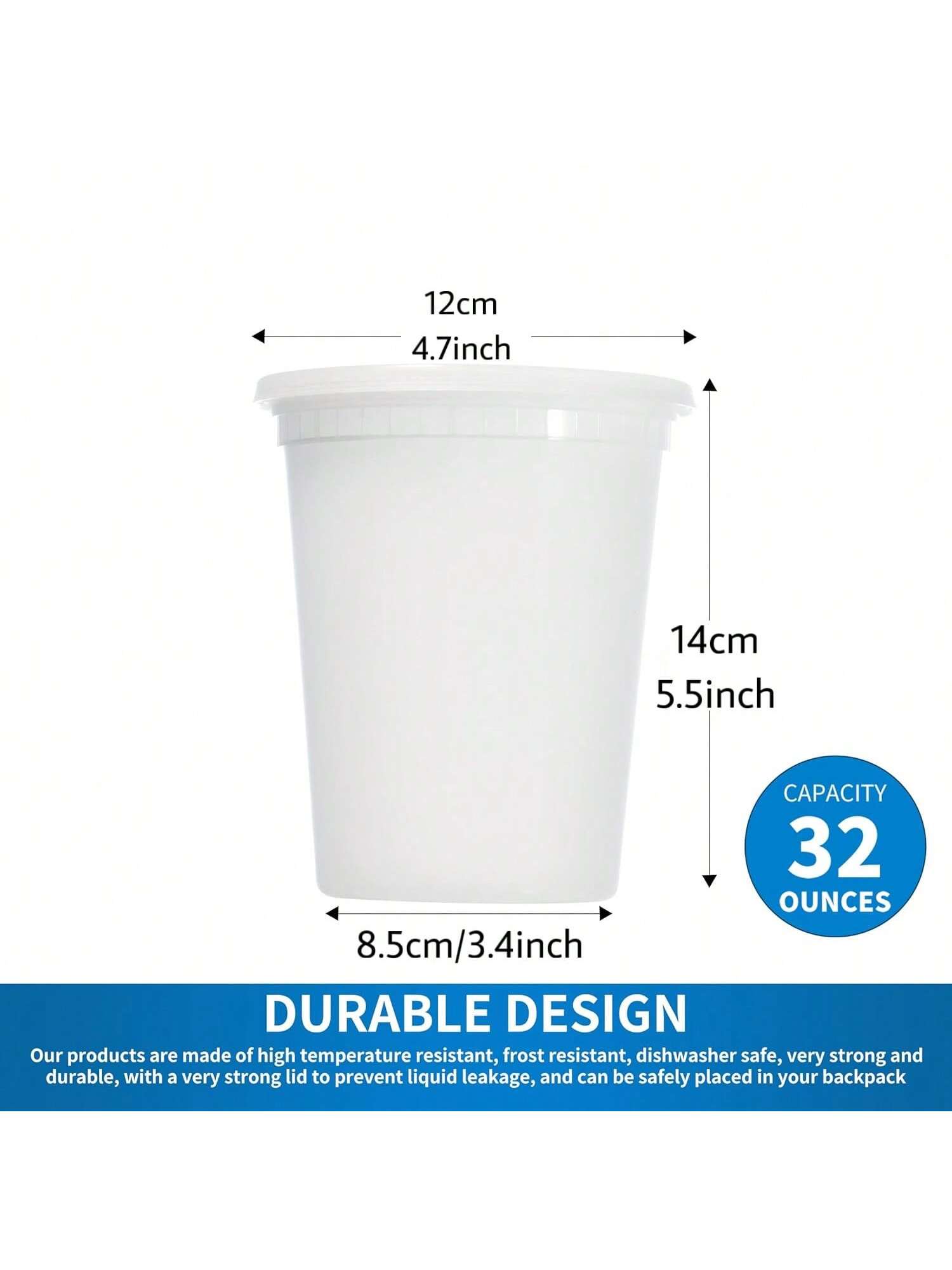 24Pack 32oz Deli Containers wi - Meal Prep Soup 评论和价格