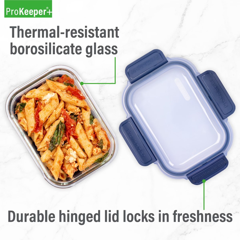 2.8 Cup Glass Food Storage Con - Meal Prep Lunch 评论和价格