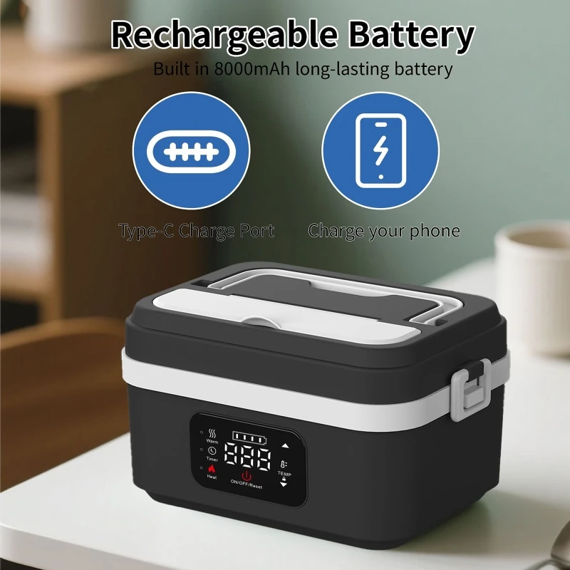 Rechargeable Waterless Electri - Meal Prep Lunch 评论和价格