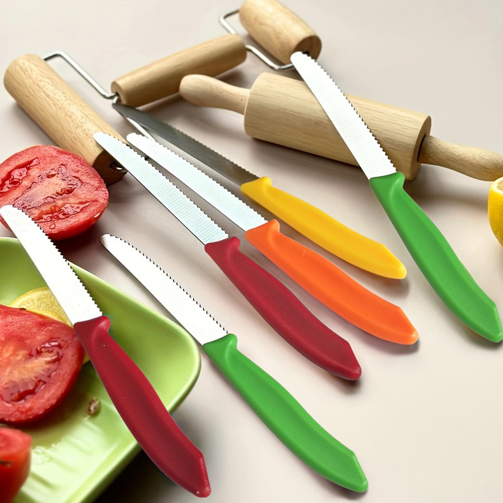 Serrated Steak Cutter 5 Pieces - Meal Prep For Cutting 评论和价格