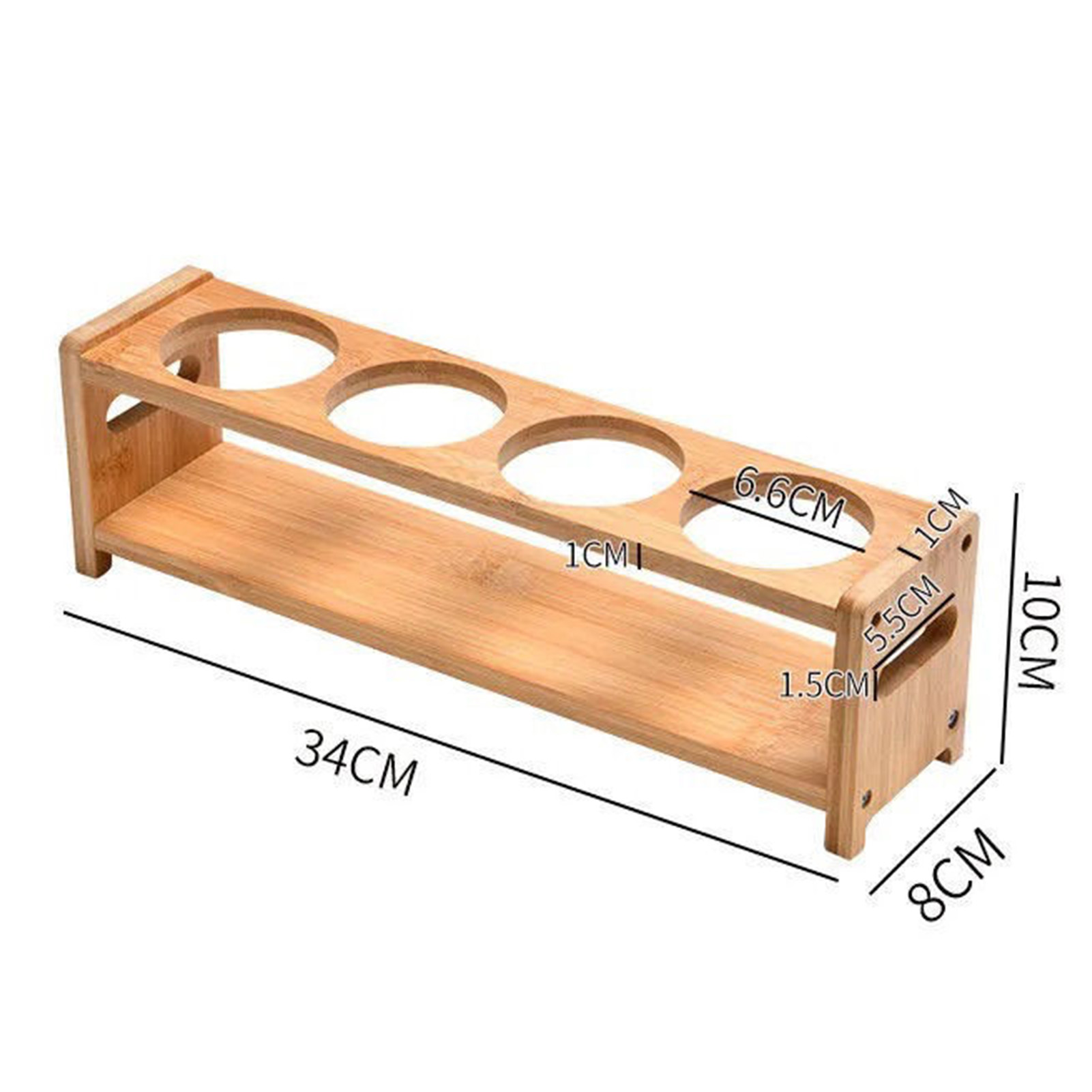 1PC Bamboo Wood Kitchen Rack S - Herb Keeper Bottle 评论和价格