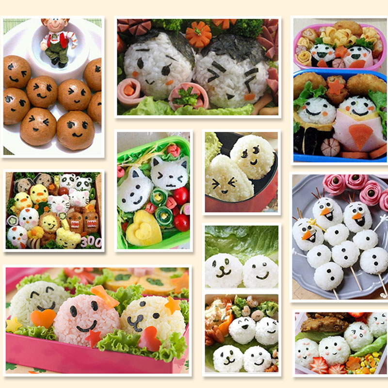 Cartoon Rice Ball Molds DIY Sm - Rice Ball Mold 评论和价格