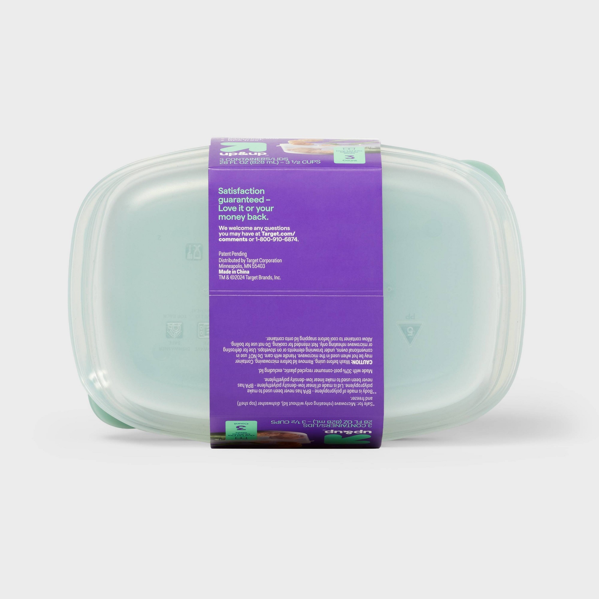 3ct Clear Plastic Divided Rect - Meal Prep Lunch 评论和价格
