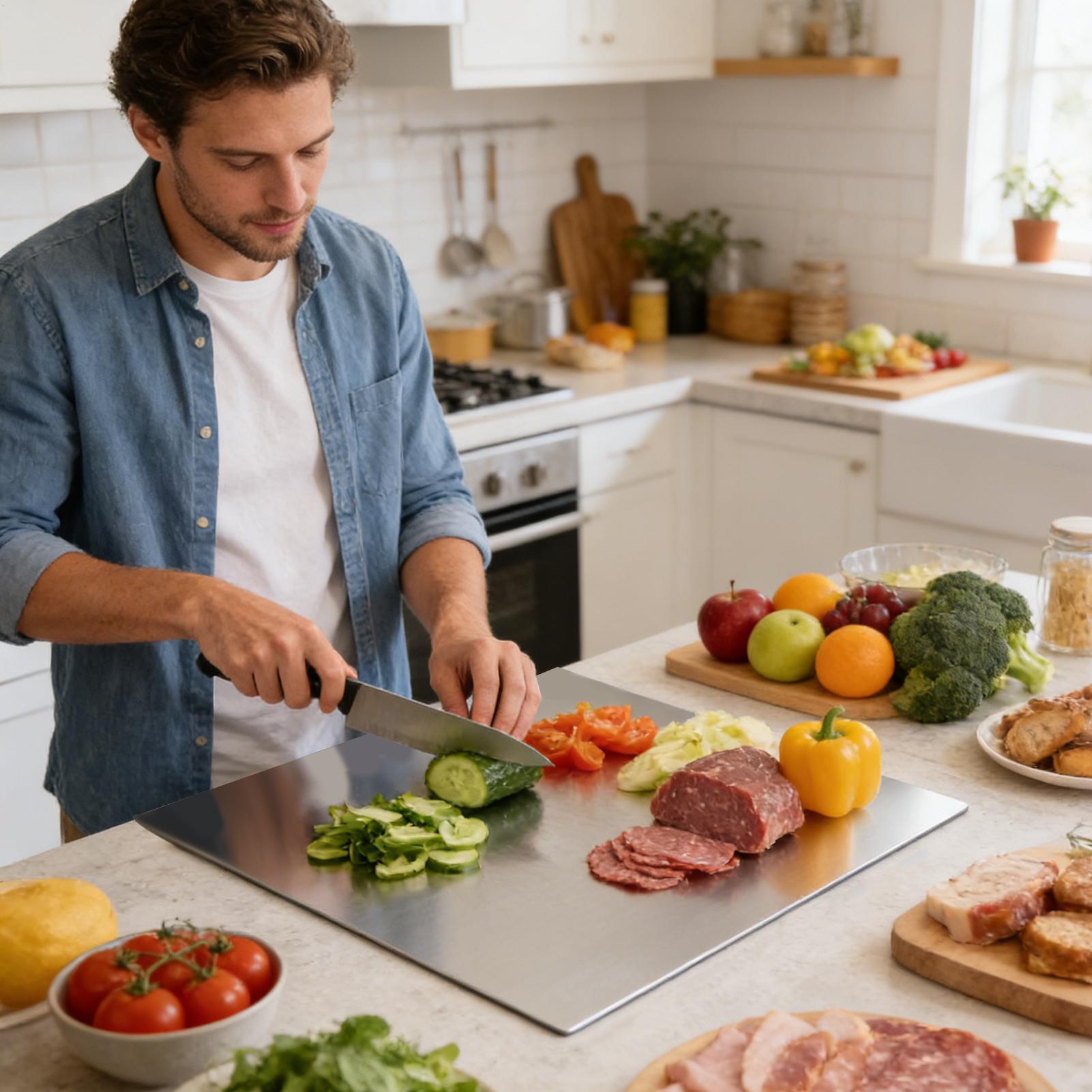 Stainless Steel Cutting Board  - Meal Prep For Cutting 评论和价格