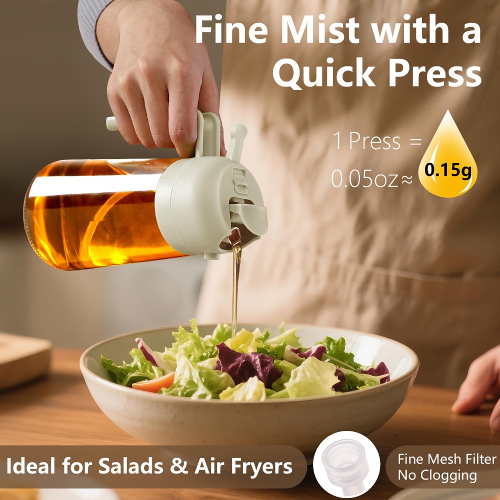 2 In 1 Oil Dispenser/Pour Bott - Herb Keeper Bottle 评论和价格
