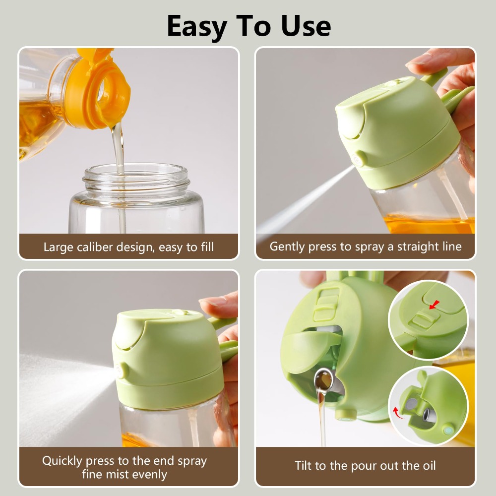 2 In 1 Oil Dispenser/Pour Bott - Herb Keeper Bottle 评论和价格