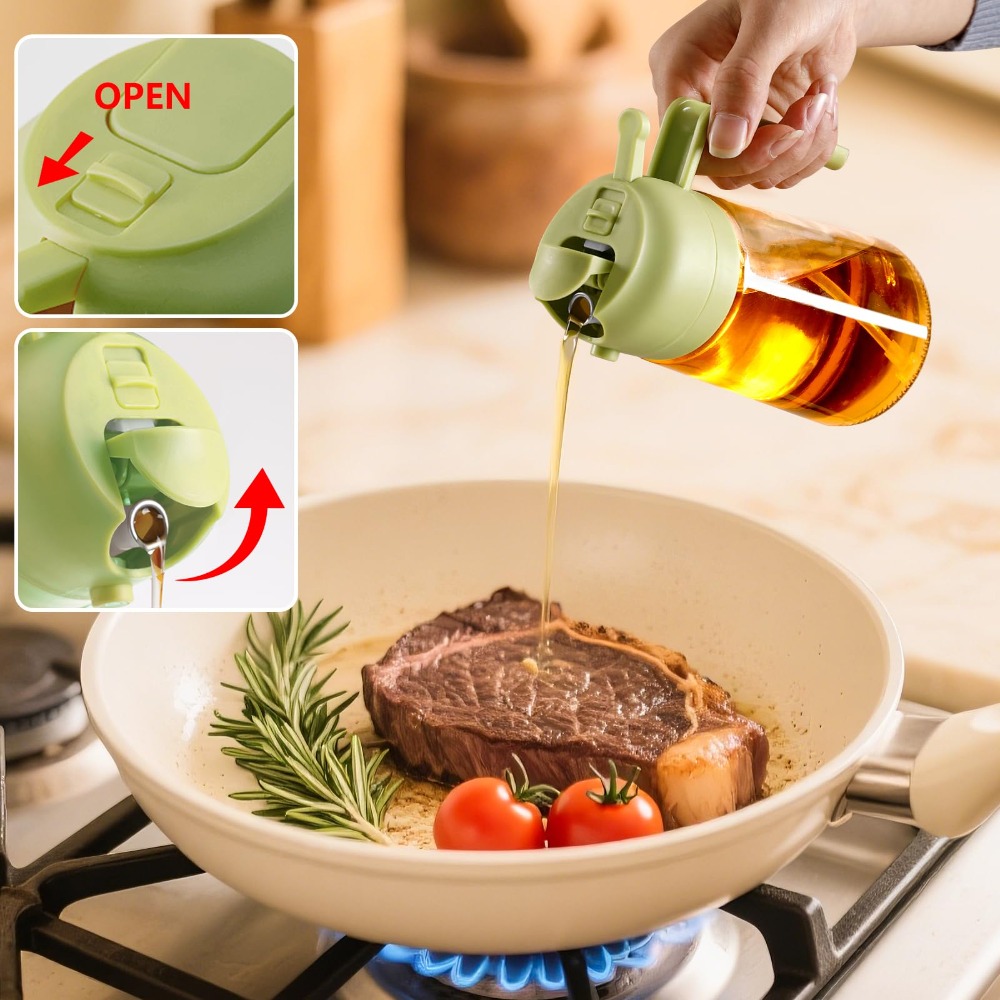 2 In 1 Oil Dispenser/Pour Bott - Herb Keeper Bottle 评论和价格