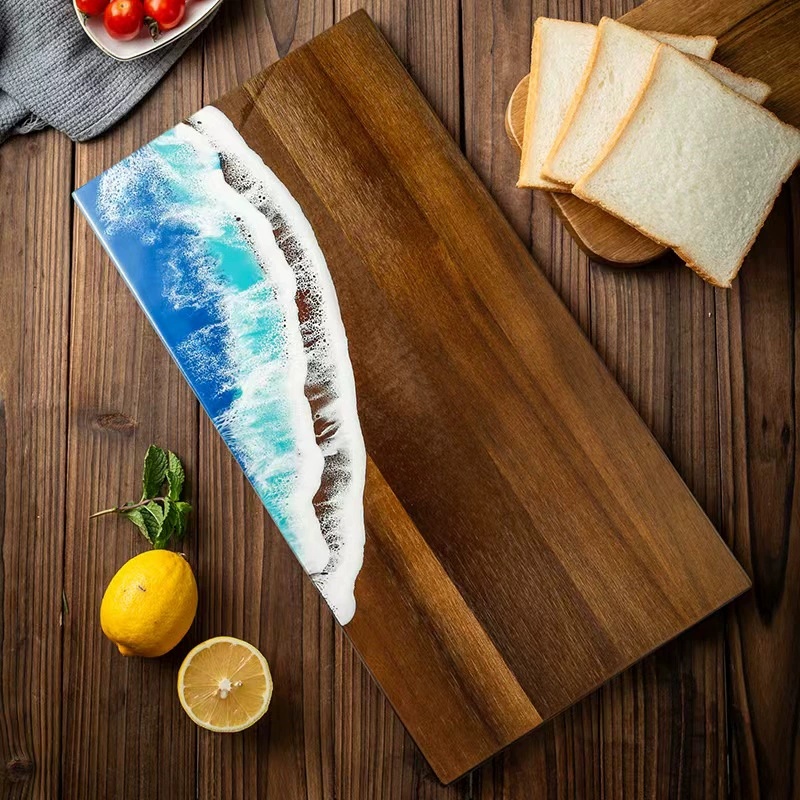 Acacia Wood Cutting Board with - Meal Prep For Cutting 评论和价格