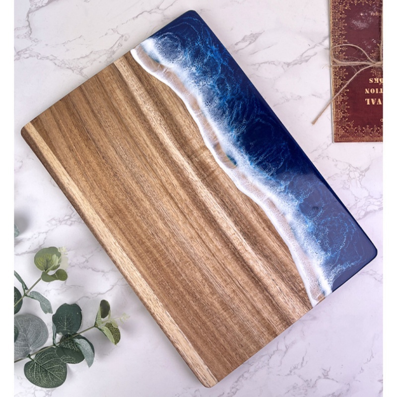 Acacia Wood Cutting Board with - Meal Prep For Cutting 评论和价格