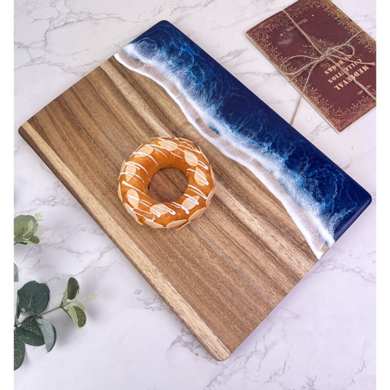 Acacia Wood Cutting Board with - Meal Prep For Cutting 评论和价格