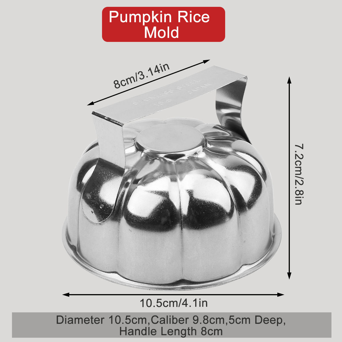 Pumpkin Style Onigiri Mold Sta - Rice Ball Mold 评论和价格