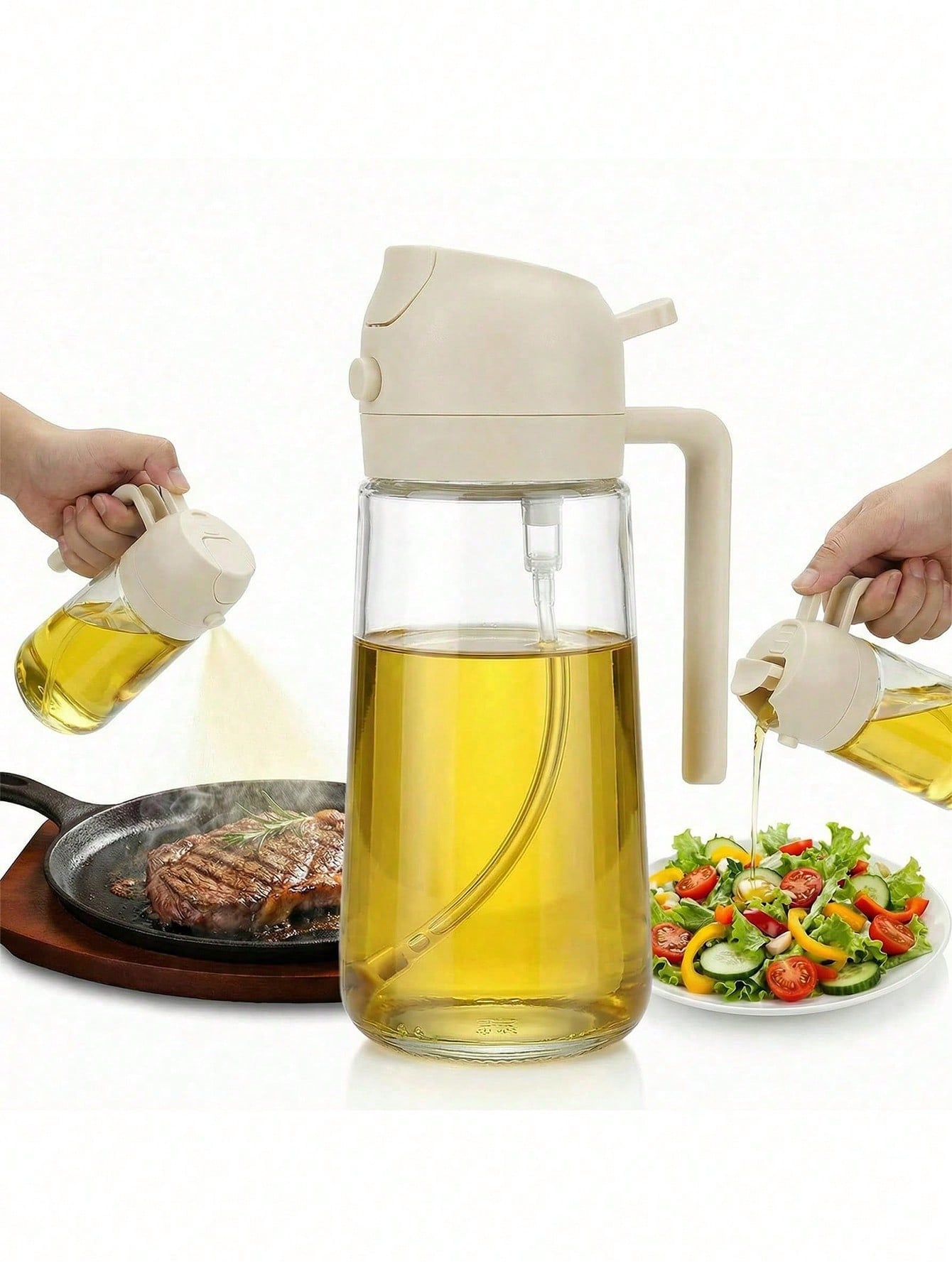 High Grade Olive Oil Dispenser - Herb Keeper Bottle 评论和价格