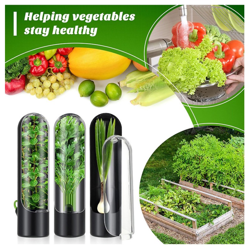 1/2/3PCS Herb Saver Storage Co - Herb Keeper Bottle 评论和价格