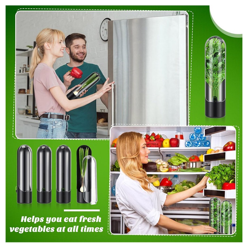 1/2/3PCS Herb Saver Storage Co - Herb Keeper Bottle 评论和价格