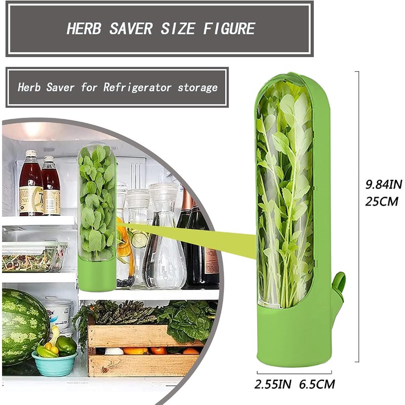 1/2/3PCS Herb Saver Storage Co - Herb Keeper Bottle 评论和价格