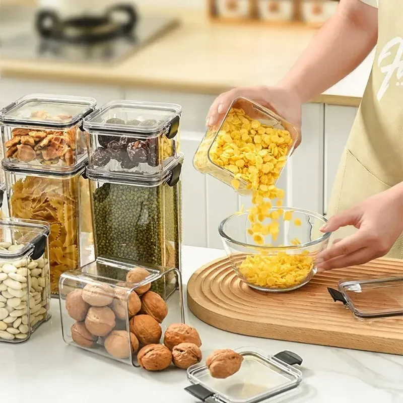1PC Grain Sealed Jar Coarse Ce - Meal Prep Jar 评论和价格