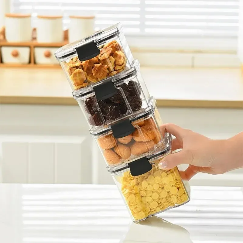 1PC Grain Sealed Jar Coarse Ce - Meal Prep Jar 评论和价格