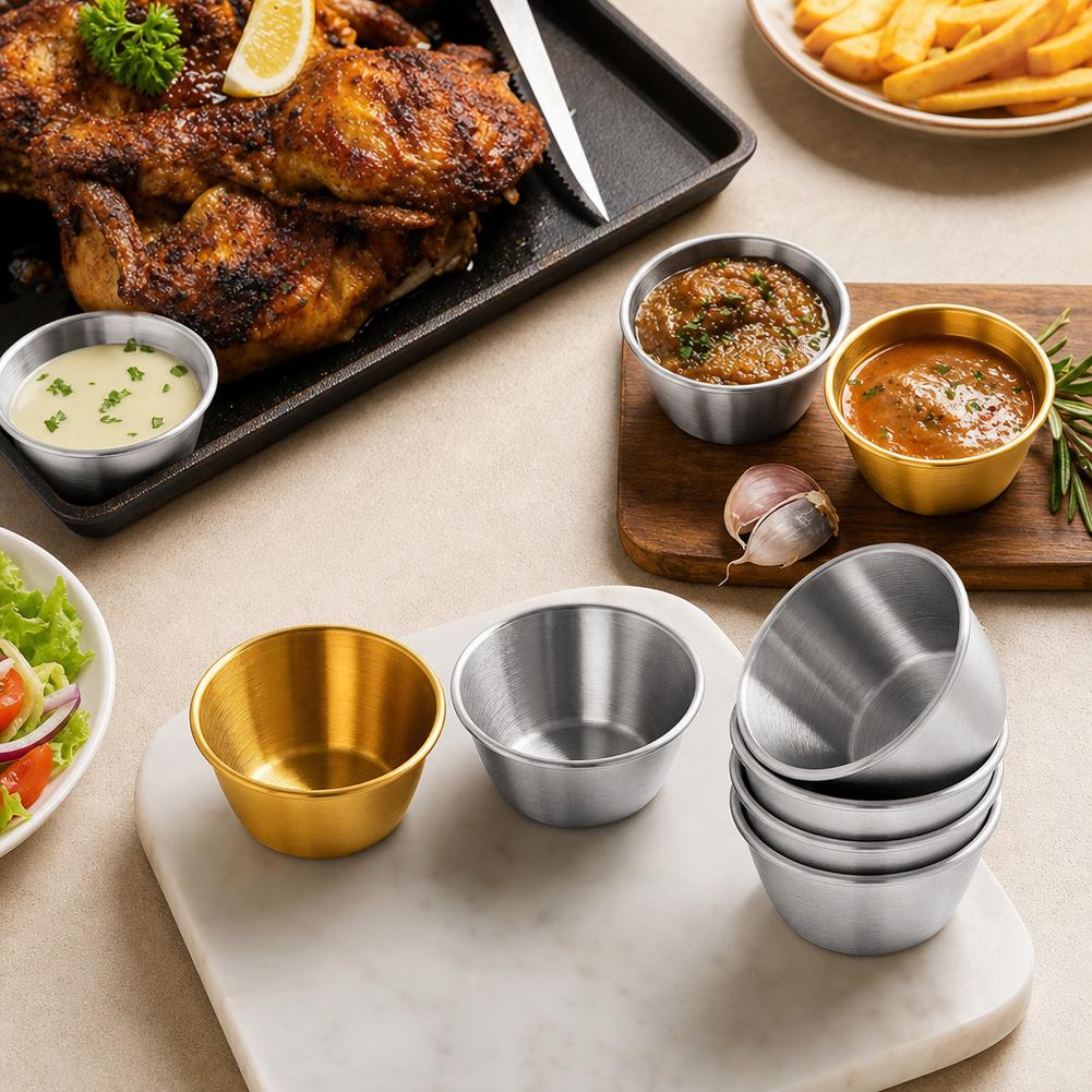 Stainless Steel Sauce Cups Min - Sauce Dipping Cup 评论和价格