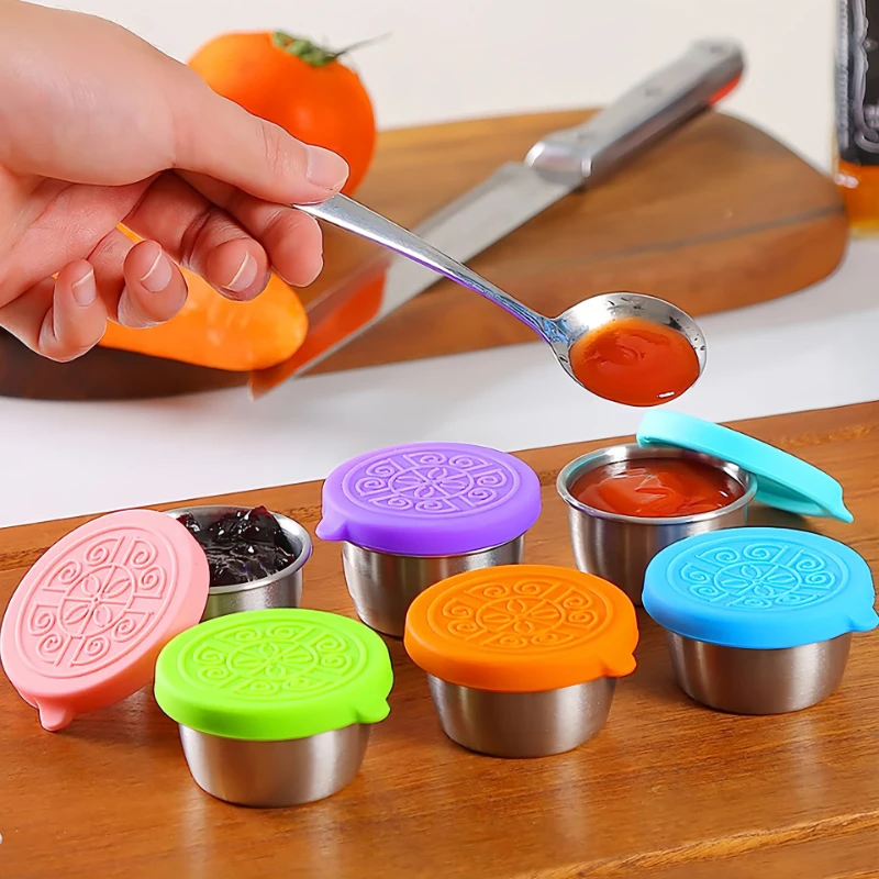 6pcs High Quality Sauce Cup, 3 - Sauce Dipping Cup 评论和价格