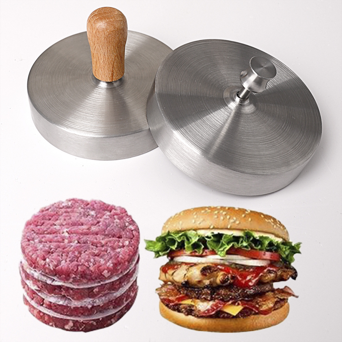 Stainless steel burger beef pa - Rice Ball Mold 评论和价格