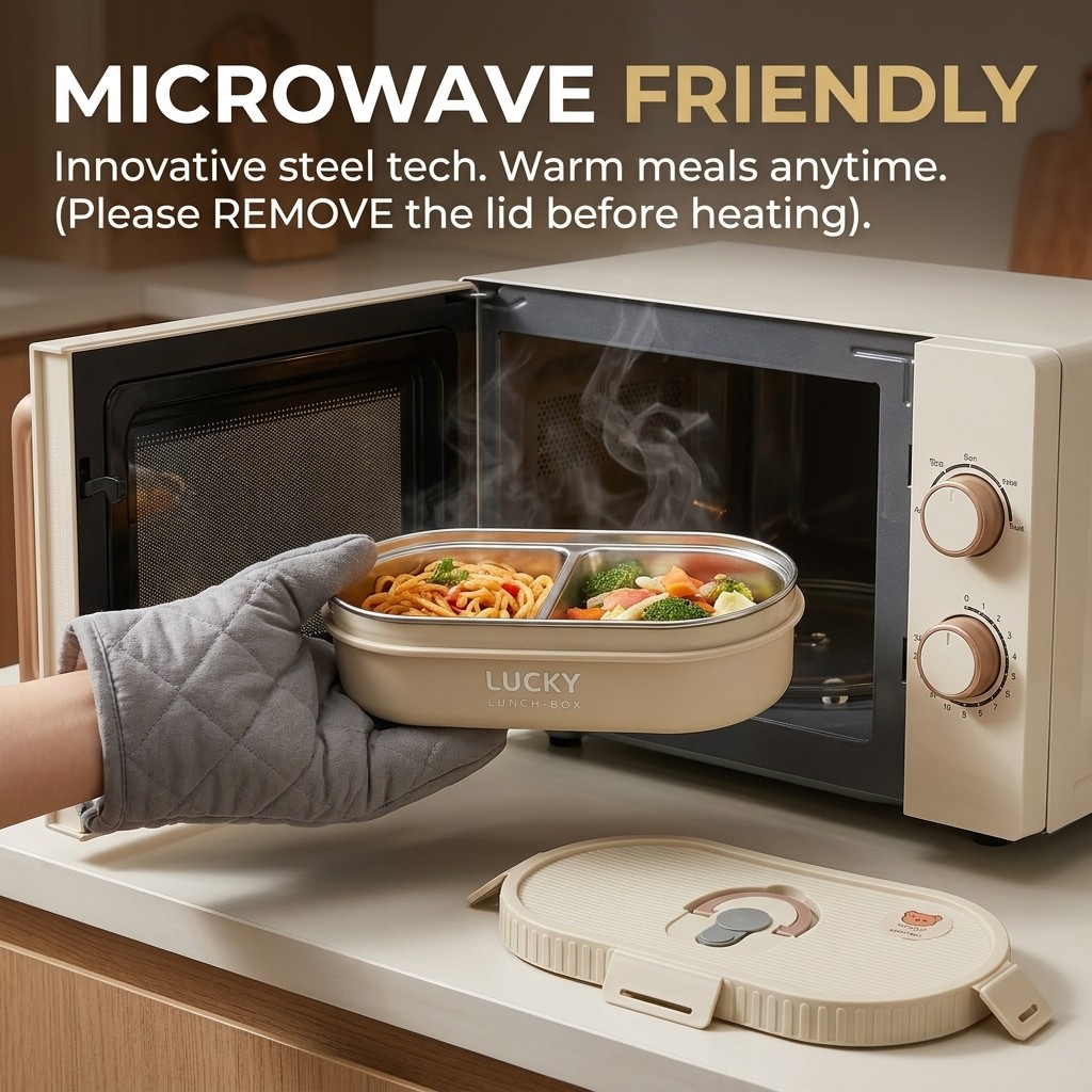 Microwavable 304 Stainless Ste - Meal Prep Lunch 评论和价格