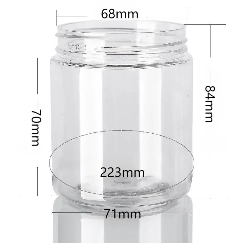 20pcs 250ml Clear Empty Plasti - Meal Prep Jar 评论和价格