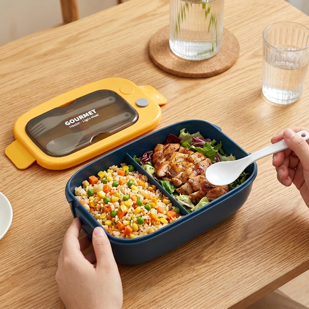 Microwavable Plastic Bento Box - Meal Prep Lunch 评论和价格