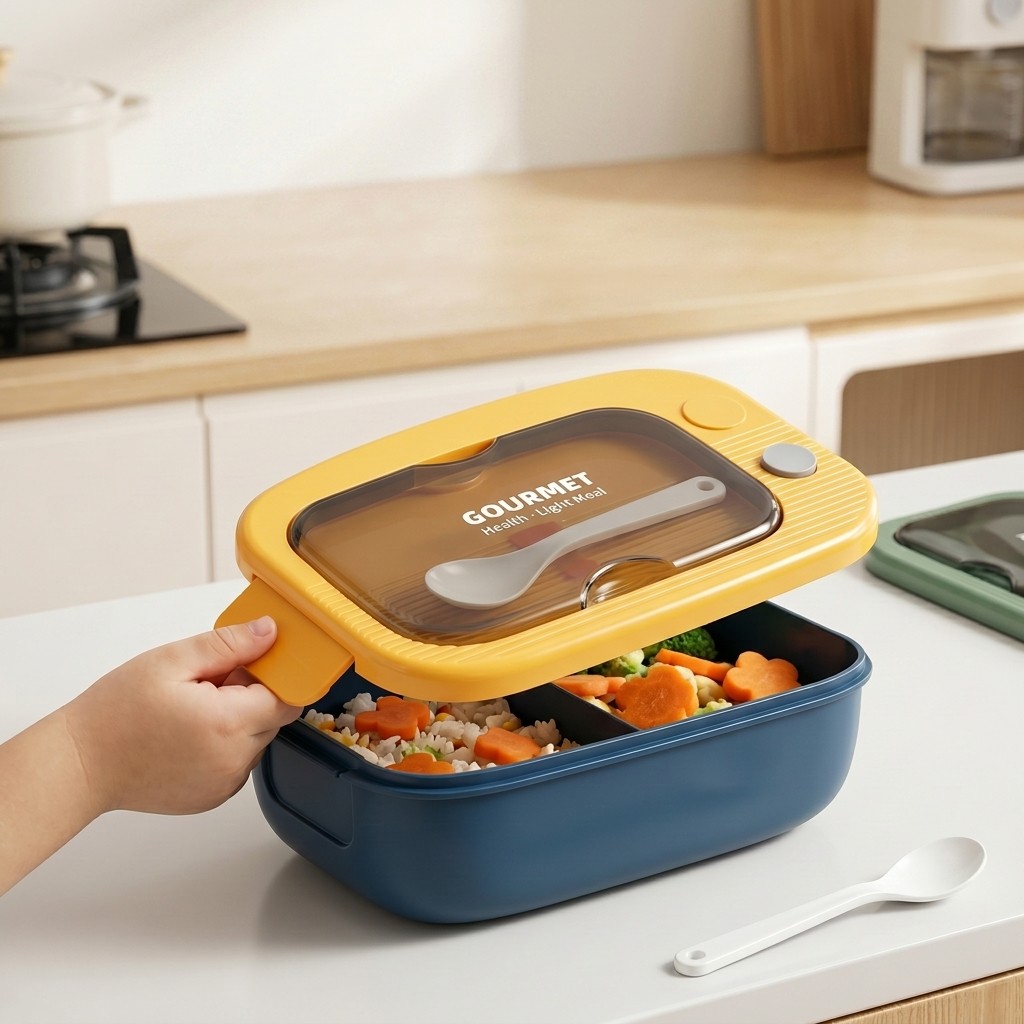 Microwavable Plastic Bento Box - Meal Prep Lunch 评论和价格