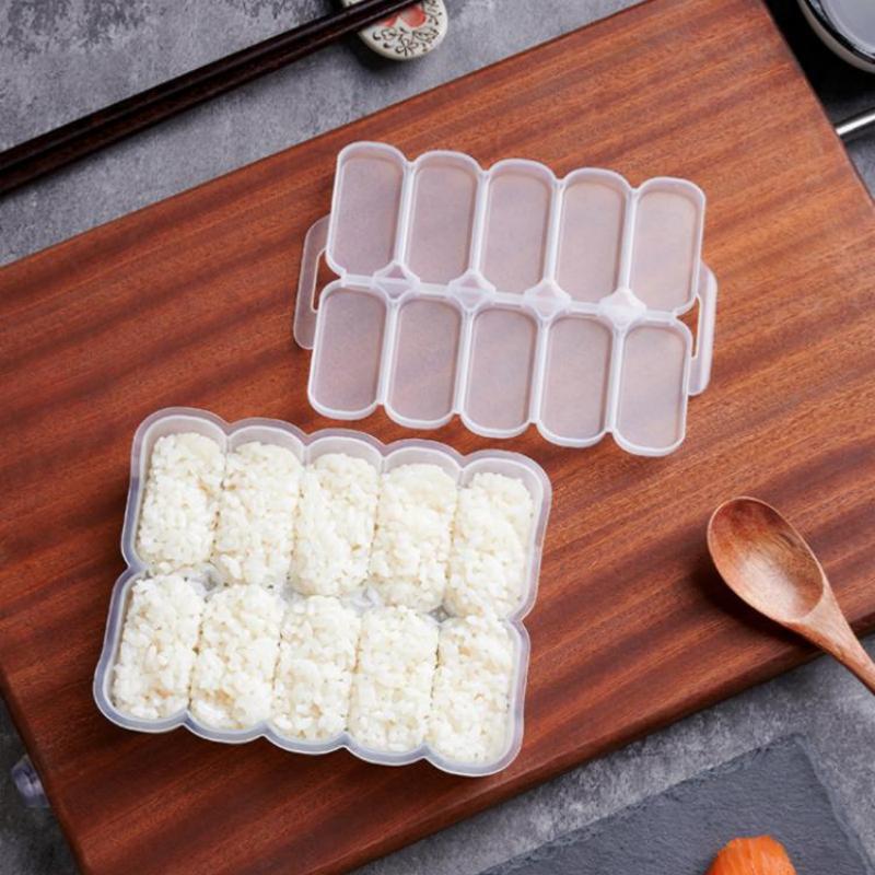Grids Rice Ball Mold With Rice - Rice Ball Mold 评论和价格