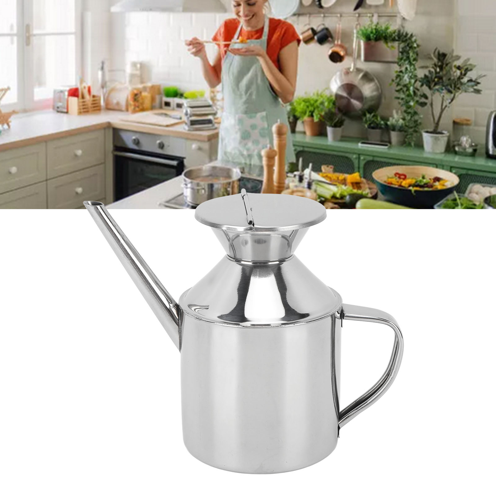 Stainless Steel Oil Can Multip - Herb Keeper Bottle 评论和价格