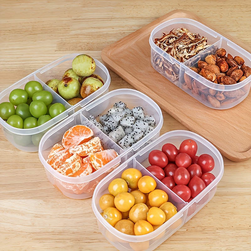 1/2 pcs Dual Compartment Food  - Meal Prep Lunch 评论和价格