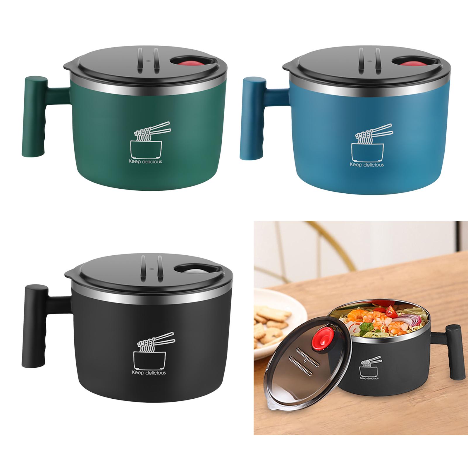 Ramen Bowl 850ml/29oz Portable - Meal Prep Soup 评论和价格