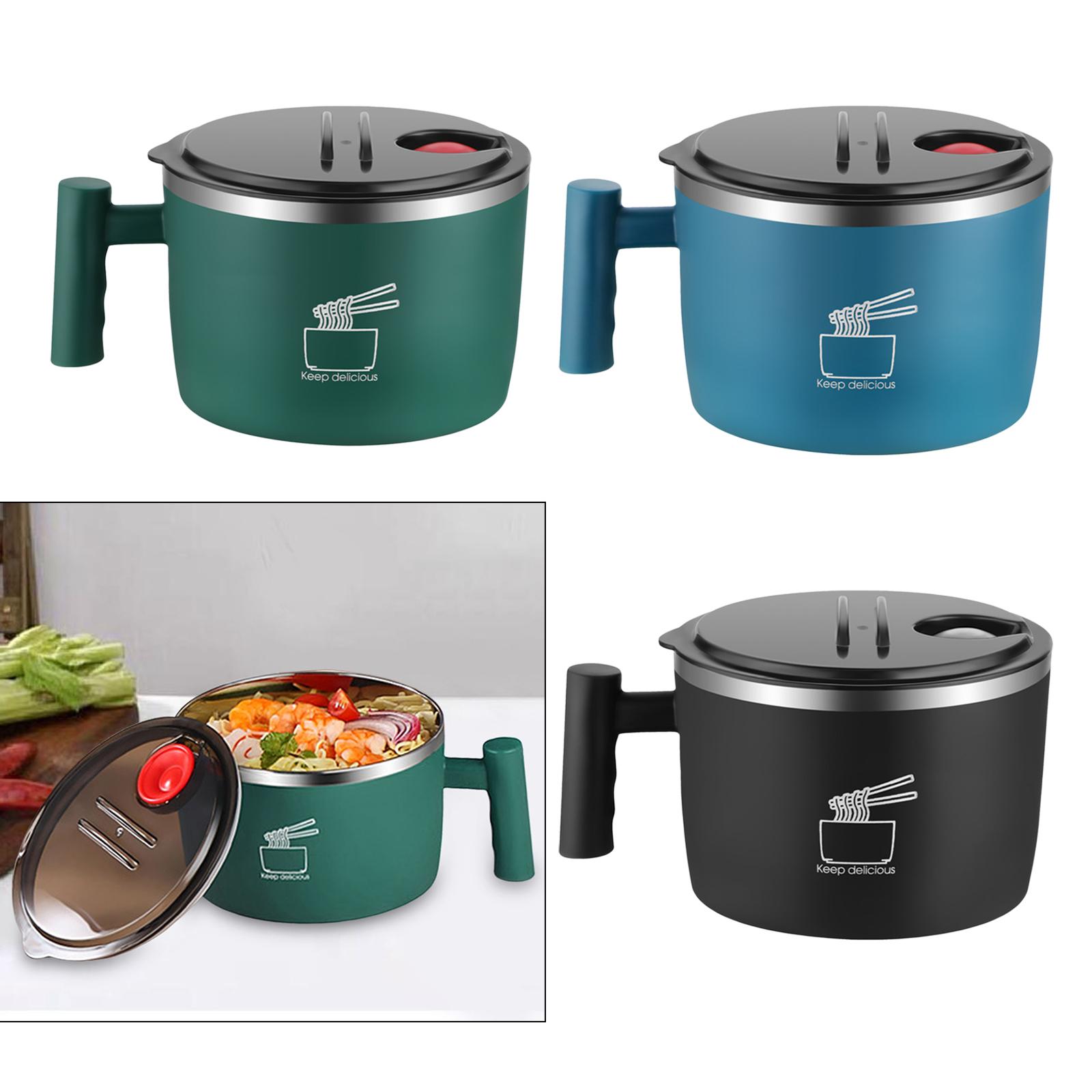 Ramen Bowl 850ml/29oz Portable - Meal Prep Soup 评论和价格