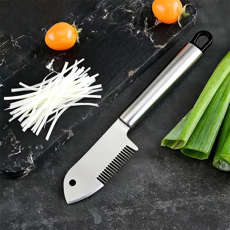2 PCS Stainless Steel Scallion - Meal Prep For Cutting 评论和价格