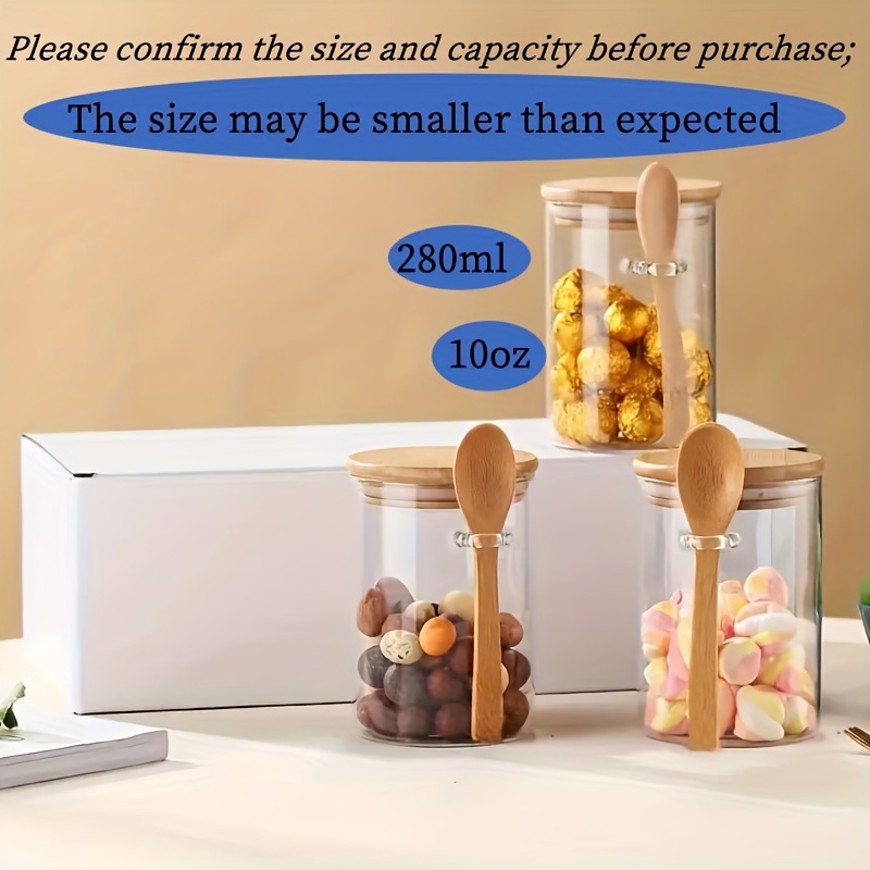 280ml Candy Jar, Biscuit Jar,  - Meal Prep Jar 评论和价格