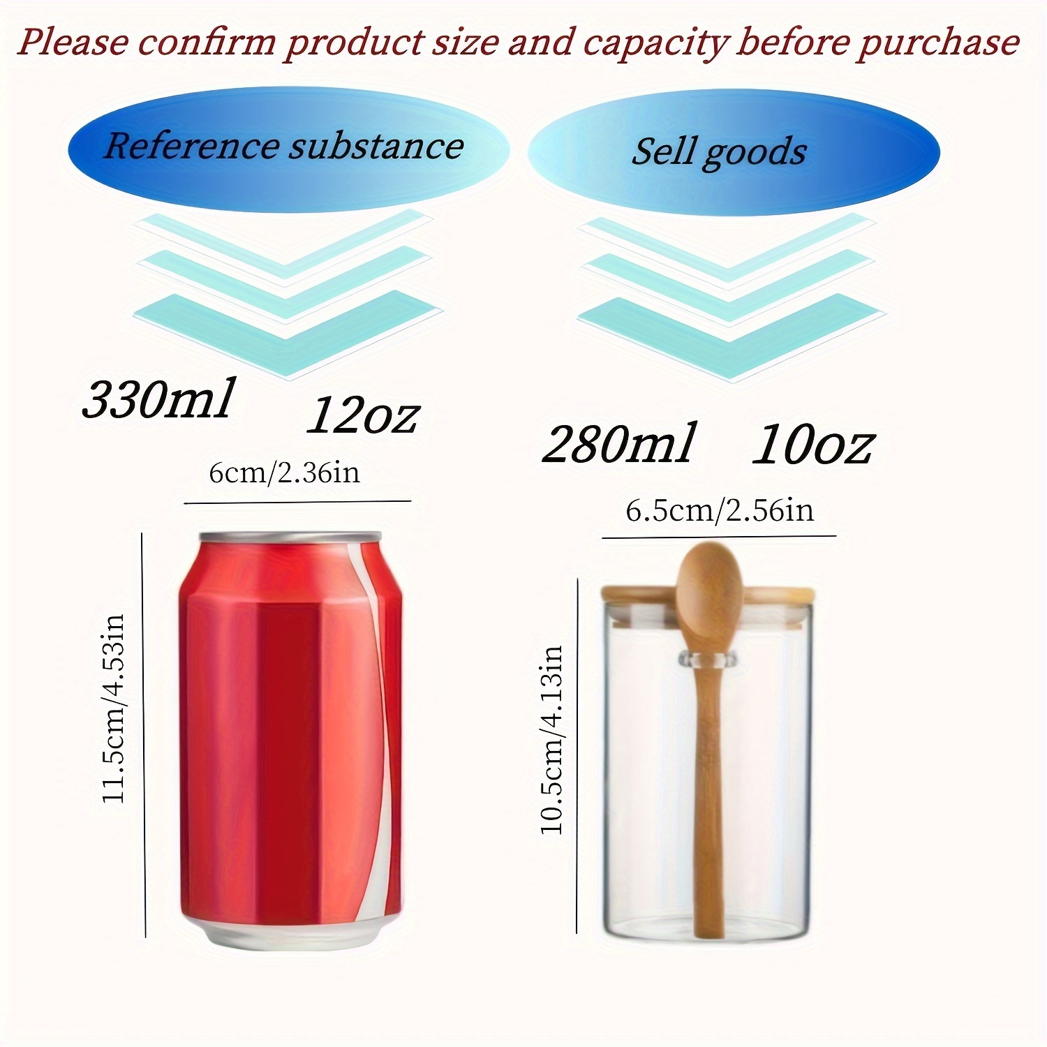 280ml Candy Jar, Biscuit Jar,  - Meal Prep Jar 评论和价格