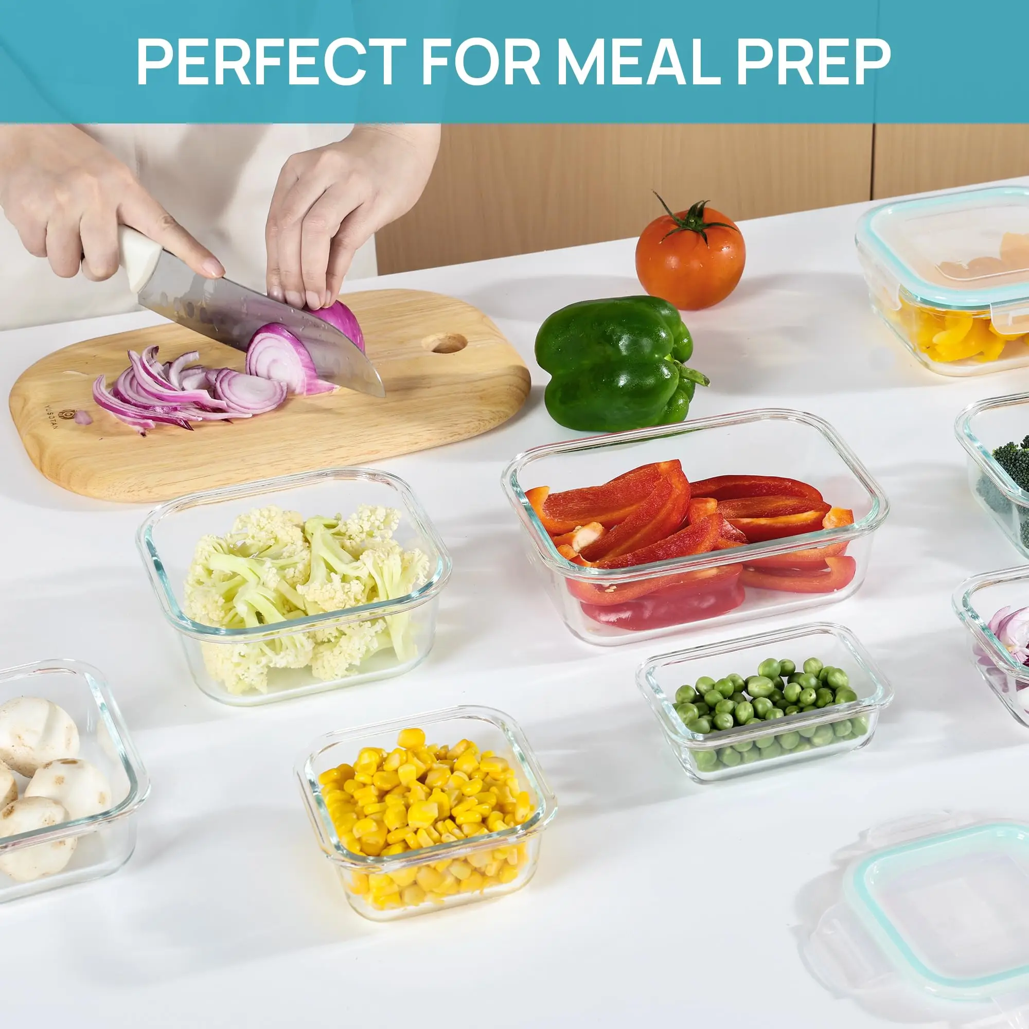 Glass Lunch Box Food Storage C - Meal Prep Lunch 评论和价格