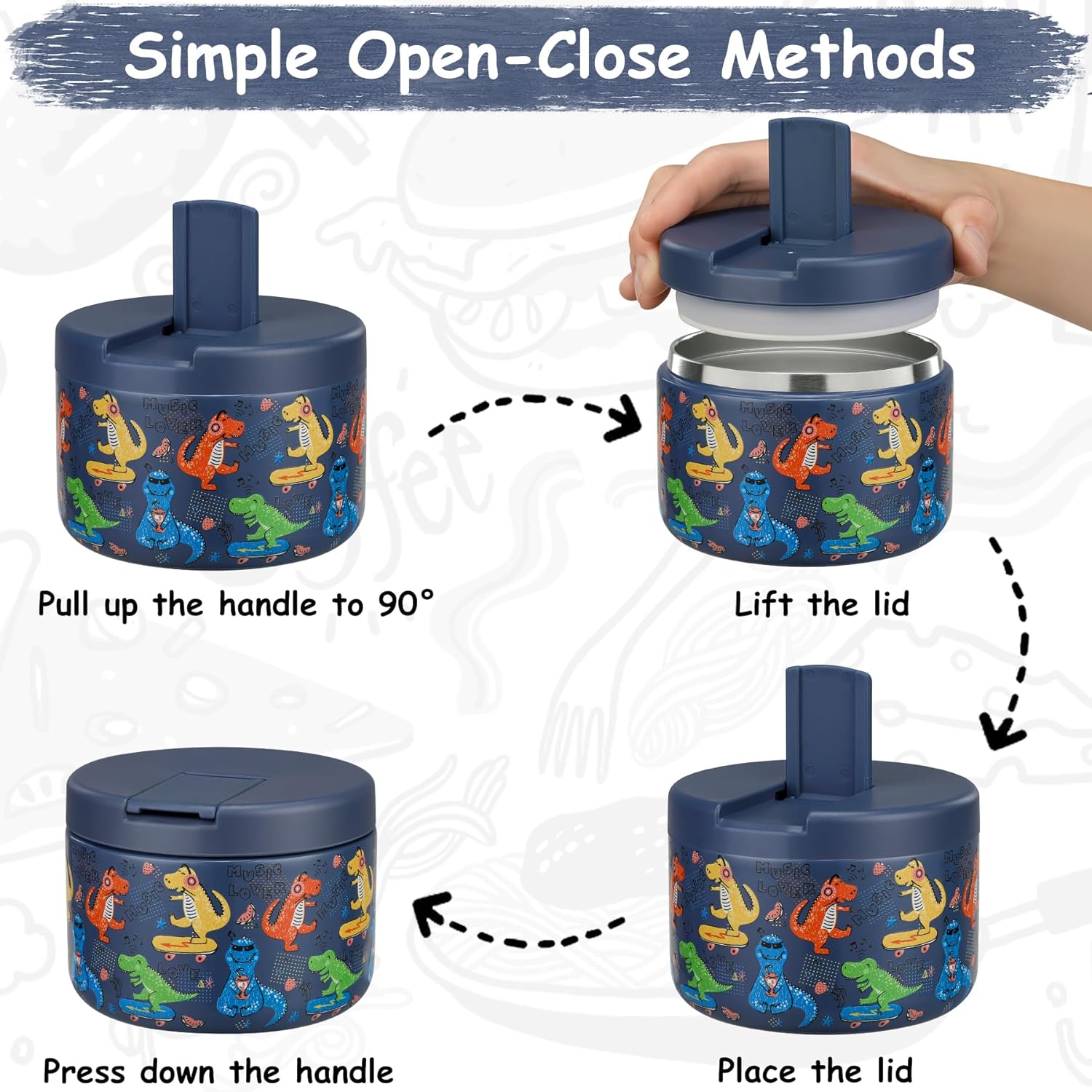 12oz Insulated Vacuum Food Jar - Meal Prep Soup 评论和价格