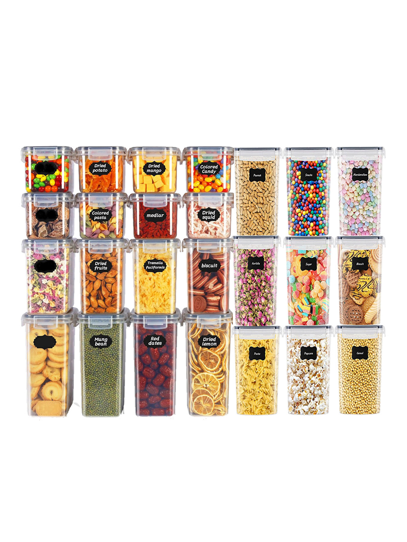 48pcs, Sealed Food Storage Con - Meal Prep Jar 评论和价格