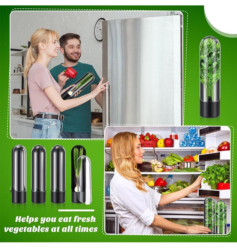 Vegetables Fresh Preservation  - Herb Keeper Bottle 评论和价格